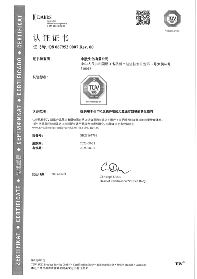 13485 中英文證書